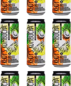 9x Rudy’s Kombucha – Coconut & Pineapple
