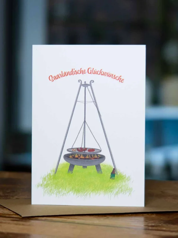 Saarländische Glückwunsch Karte – Schwenker – Bild 2