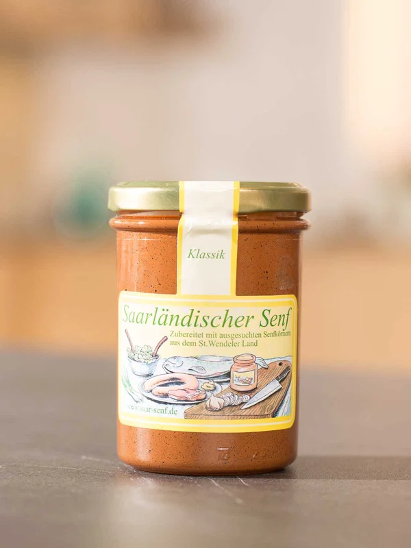 Saarländischer Senftopf Klassik BIO – Bild 2