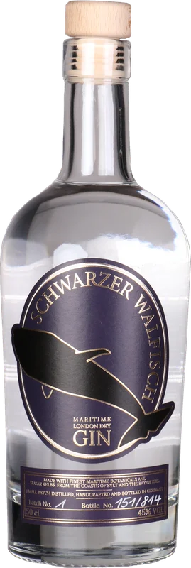Schwarzer Walfisch Gin – Bild 2