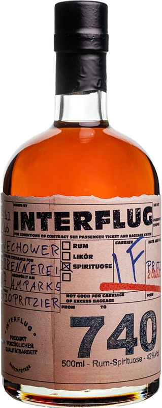Interflug 740 Rum-Spirituose 0.5l (42%Vol)