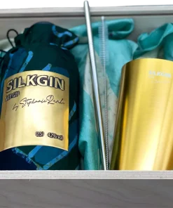 SILKGIN gift box (1x gin + 1x tumbler + 1x straw + 2x silk scarves)