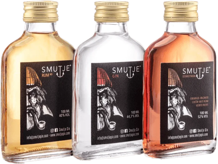 Smutje’s Kombüsen Tasting Set (1x Rum XO + 1x Gin + 1x Donkeyman Likör) – Bild 2