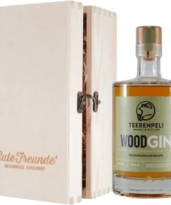 Teerenpeli Wood Gin mit Geschenk-Holzkiste