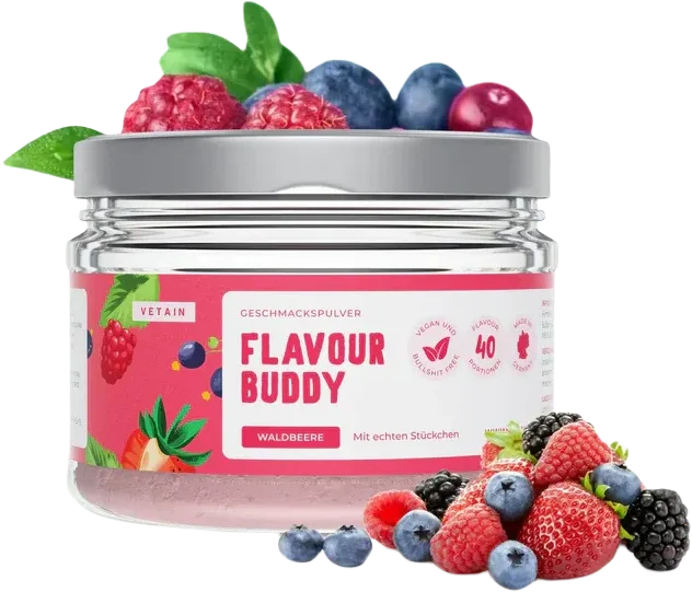 Vetain Flavour Buddy Waldbeere – natürliches Geschmackspulver