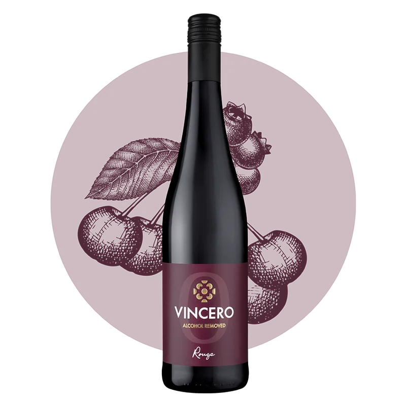 Vincero Rouge – dealcoholized red wine – Bild 2