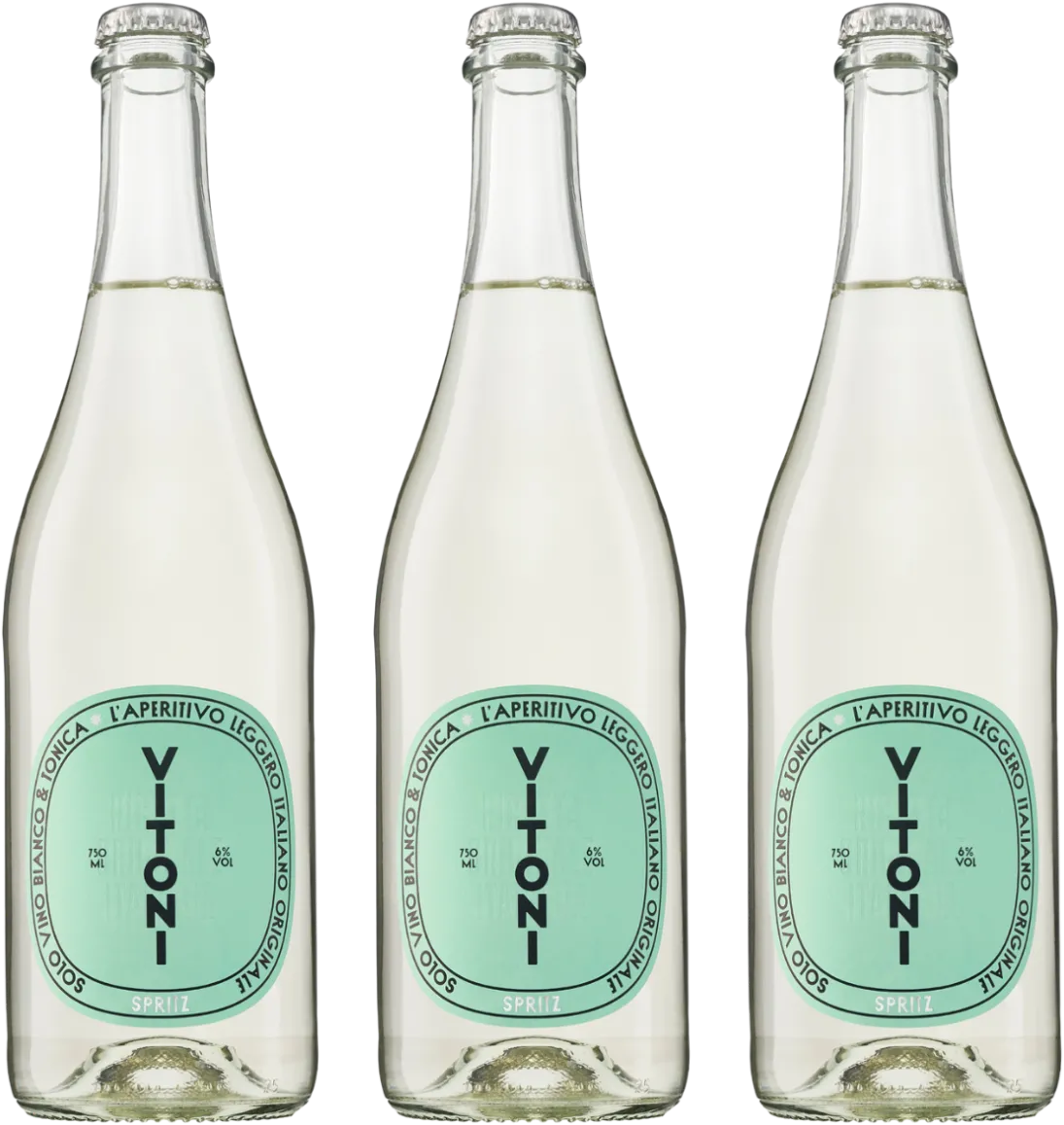 3x VITONI Spritz Bianco Magnum – Aperitivo Ready to Drink