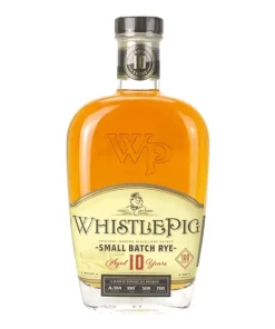 Whistle Pig Small Batch Rye Whiskey. Aged 10 Years.