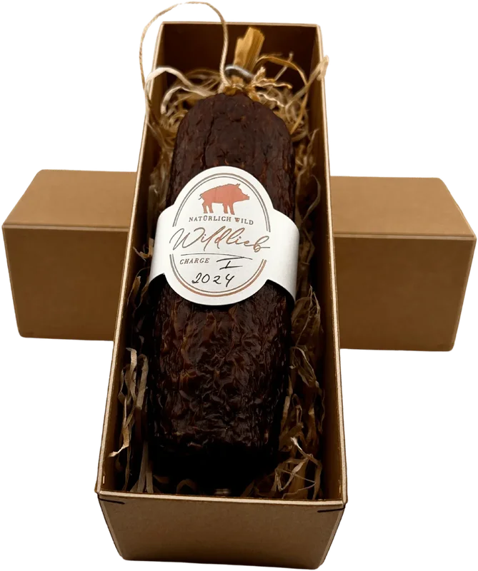 Wildlieb wild boar salami with horseradish