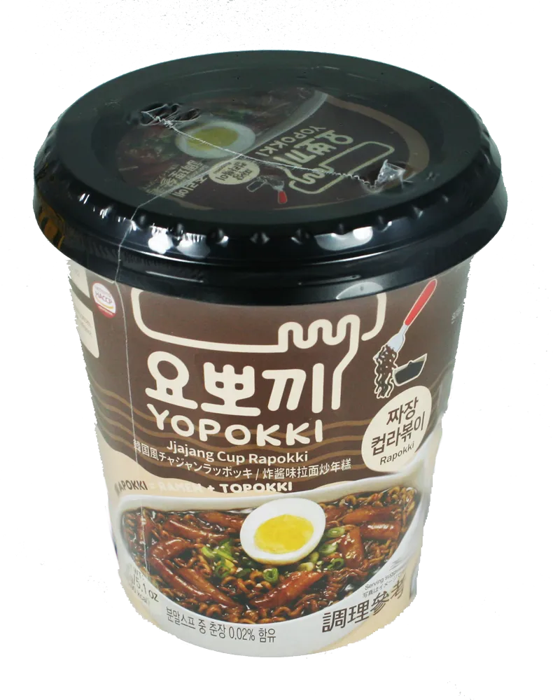 Yopokki Instant Rapokki – Jjajang Cup 145g – Bild 2